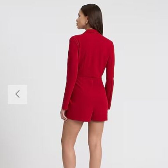 NWT Express Double Breasted Long Sleeve Blazer Romper - size XL - Picture 2 of 2